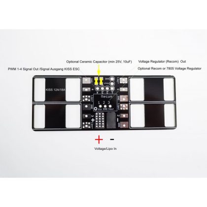 Flyduino Kiss Carrier Mini Power Distribution – Bild 3