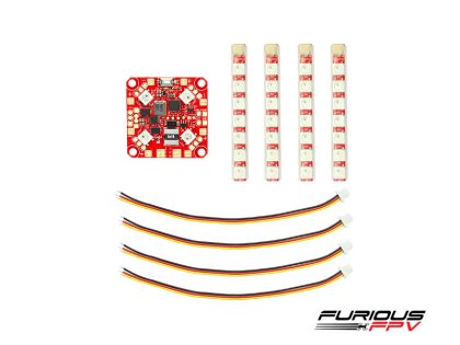 FuriousFPV Lightning PDB mit Single Row LEDs