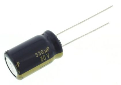 Panasonic Low ESR Kondensator 50V 330µF KISS 6S