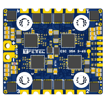 FETtec ESC 4in1 6S 35A V1.1 – Bild 7