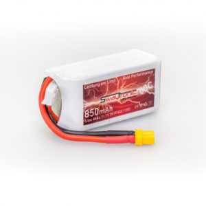 Sway-FPV Lipo 3S 850mAh 60/120C ohne Stecker