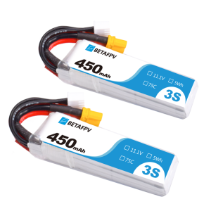 BetaFPV 450mAh 3S 75C Lipo Batterie (2Stk)