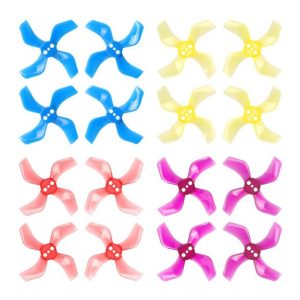 Gemfan 40mm 4-Blatt Propeller 1.5mm Farbenmix