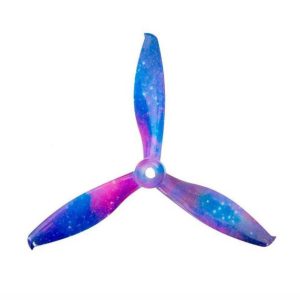 Gemfan 5043 WinDancer Durable Triblade Propeller Galaxy Blau