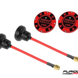 FuriousFPV Pokergoda Long Range 5.8GHz LHCP RP-SMA Antenna für DJI FPV Goggle