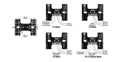 Matek Rücklicht WS2812B mit Buzzer hoch – Bild 4