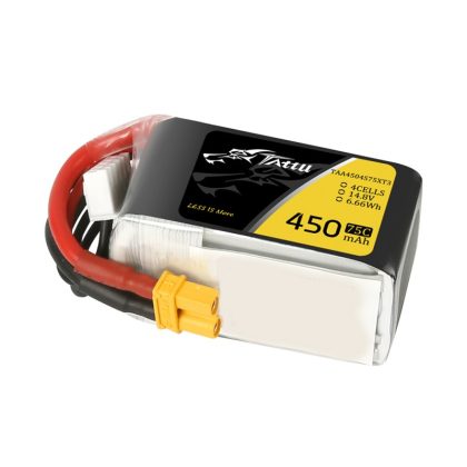 Tattu 14.8V 75C 4S 450mah Lipo Battery mit XT30 – Bild 2