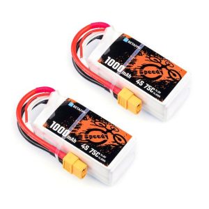 BetaFPV 1000mAh 4S 75C Lipo Battery (2Stk.) für X-Knight 360