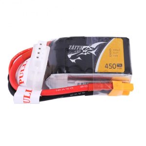 Tattu 11.1V 75C 3S 450mAh Lipo mit XT30