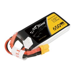 Tattu 650mAh 2S1P 75C 7.4V Lipo mit XT30