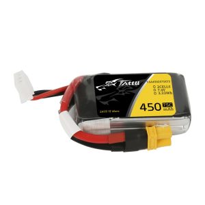 Tattu 7.2V 75C 2S 450mah Lipo mit XT30