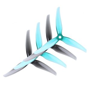 Nazgul R5 Tri-Blades Cyan Transparent