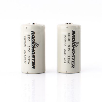 900mAh 3.7V Li-ion 18350 Batterie für RadioMaster Zorro (2Stk.)