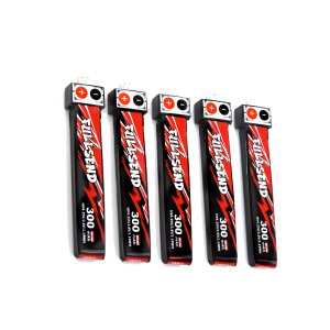Fullsend 1S HV 300mAh 40C Battery - 5 Stück