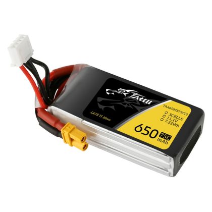 Tattu 650mAh 3S1P 75C 11.1V Lipo mit XT30 – Bild 3