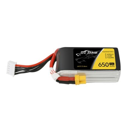 Tattu 650mAh 4S1P 75C 14.8V Lipo mit XT30 – Bild 2