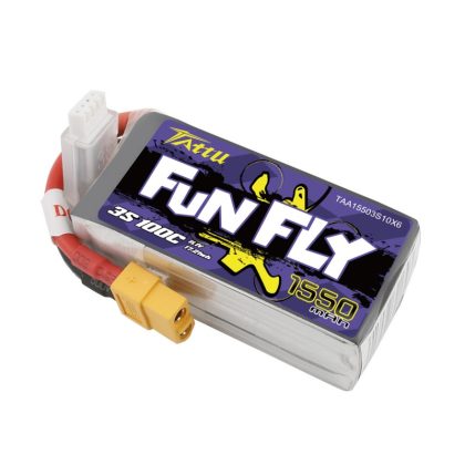 Tattu Funfly Series 1550mAh 11.1V 100C 3S1P Lipo mit XT60 – Bild 2