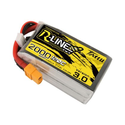 Tattu R-Line Version 3.0 2000mAh 14.8V 120C 4S1P Lipo mit XT60 – Bild 2