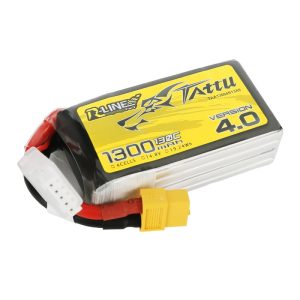 Tattu R-Line Version 4.0 1300mAh 14.8V 130C 4S1P Lipo mit XT60