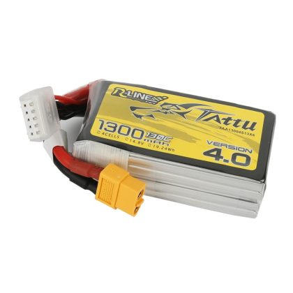Tattu R-Line Version 4.0 1300mAh 14.8V 130C 4S1P Lipo mit XT60 – Bild 3