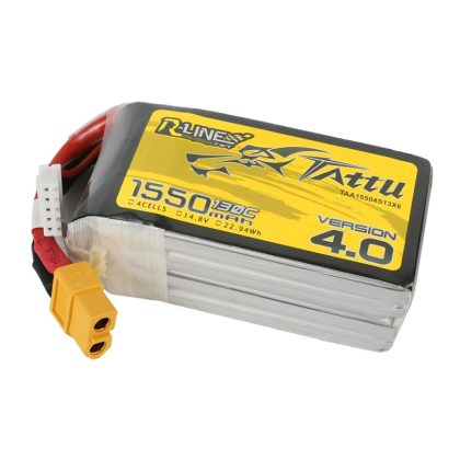 Tattu R-Line Version 4.0 1550mAh 14.8V 130C 4S1P Lipo mit XT60 – Bild 3