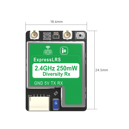 iFLIGHT ExpressLRS ELRS True Diversity Receiver 2.4GHz 250mW green – Bild 2