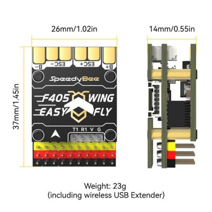 SpeedyBee F405 Wing Mini Fixed Wing Flight Controller – Bild 3