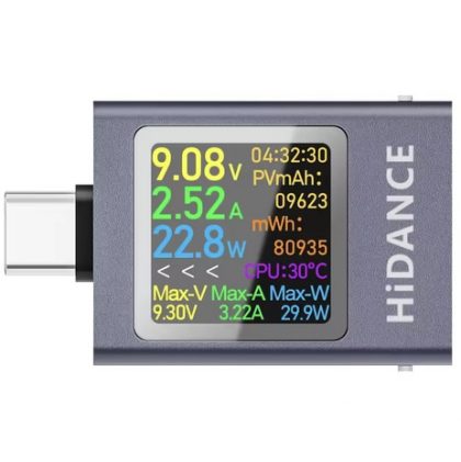 HDC-085C Multifunktionsdisplay für USB-C PD3.1 Ladegeräte